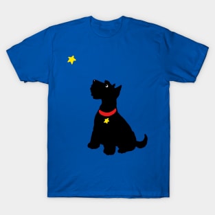 Star gazing Scottie T-Shirt